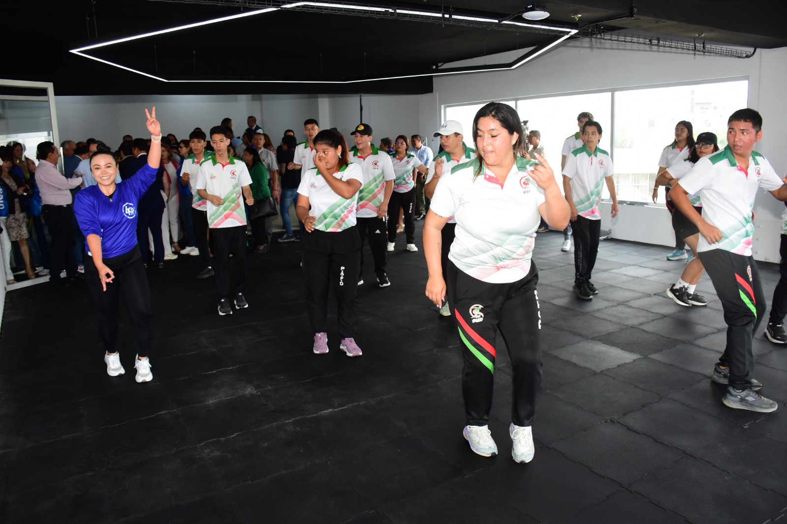 Vista del gimnasio universitario